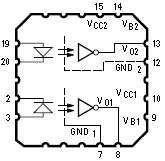 HCPL-6530, Герметичный оптрон с транзисторным выходом